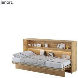 Lenart Lit escamotable bed concept 06 90x200 horizontal chêne artisanal