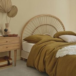 Tête de lit en rotin 160 cm - Naturel
