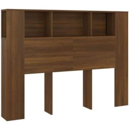 Vidaxl - Armoire de tête de lit Chêne marron 140x18,5x104,5 cm Chêne marron