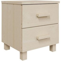 Table de chevet HAMAR Marron miel 40x35x44,5 cm Bois de pin vidaXL - marron miel
