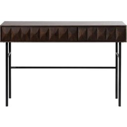Latina Console 2 tiroirs, marron.