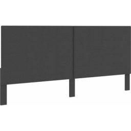 Vidaxl - Tête de lit Gris foncé Tissu 200x200 cm n/a