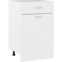 Vidaxl - Armoire de plancher à tiroir Blanc 50x46x81,5 cm Aggloméré White