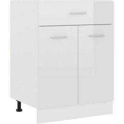 Vidaxl - Armoire de plancher Blanc brillant 60x46x81,5 cm Aggloméré High gloss white