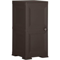 Armoire en plastique 40x43x85,5 cm Design de bois Marron Vidaxl Marron