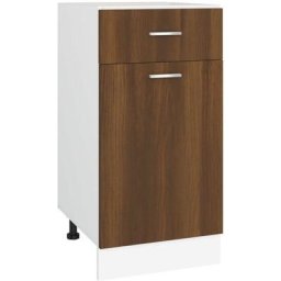 Vidaxl - Armoire de plancher à tiroir Chêne marron 40x46x81,5 cm