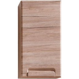 MaleaSiena Armoire murale de rangement pour salle de bain, 1 porte, imitation chêne. - Naturelle