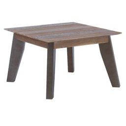 Marla Table d'angle, en bois d'acacia teinté brun/gris. - Marron