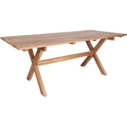 Muline Table de jardin 90x200 cm, en teck massif.