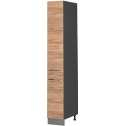 Vicco - Armoire haute Fame-Line 30cm chêne/anthracite avec tiroir