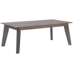 Marla Table basse, en bois d'acacia teinté brun/gris. - Marron