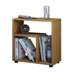 Ebuy24 - Zeito Table basse, buffet avec espaces de rangement, imitation hêtre. - Marron