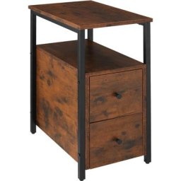 Table de chevet Tullamore 49,5x30x61,5cm - Table de chevet, table d'appoint, table de chambre à