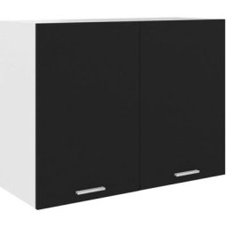 Armoire suspendue Noir 80x31x60 cm Aggloméré Vidaxl Black