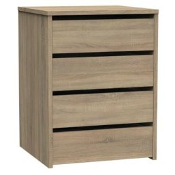 Miroytengo - Commode 4 tiroirs Intérieur Garde-robe auxiliaire garde-robe dressing Cambrian 61x46x45