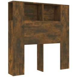 Vidaxl - Armoire de tête de lit Chêne fumé 100x18,5x104,5 cm Smoked oak