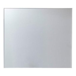 LineGD Miroir argent fumé, miroir en verre. - Blanc