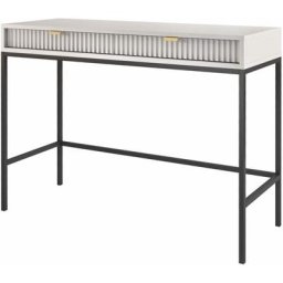 Coiffeuse nova sands T104 console 104 cm gris mat