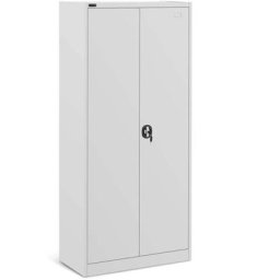 Armoire De Rangement Métallique Meuble Bureau Verrouillable Acier 195cm Gris - Gris