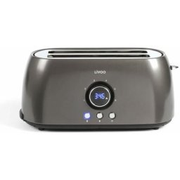 Grille pains Livoo DOD178 avec affichage digital 1400 W Gris