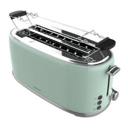 Cecotec - Grille-pain vertical Toast&Taste 1600 Retro Double Green