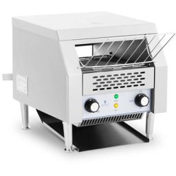 Royal Catering - Grille-pain convoyeur Toaster rotatif professionnel 2 200 w 7 vitesses - Noir, Gris