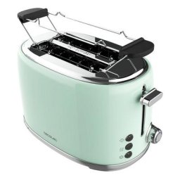 Cecotec Grille-pain vertical Toast&Taste 1000 Retro Double Green