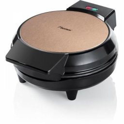 Bestron Gaufrier pour gaufres classiques en forme de coeur, Gaufrier avec revetement anti-adhésif,