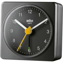 Quarz Reisewecker BC02B schwarz - Braun