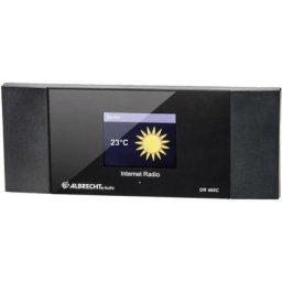 Adaptateur radio internet Albrecht dr 460-C compatible dlna noir Q023501