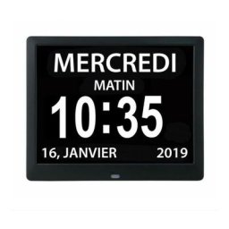Horloge calendrier numérique One Piece 7 pouces avec date et heure, horloge Alzheimer pour parents,