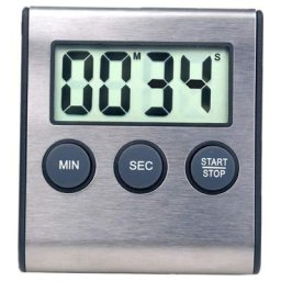 Mini minuterie numérique, format 24 heures, compte à rebours et chronomètre pour cuisine, sport,