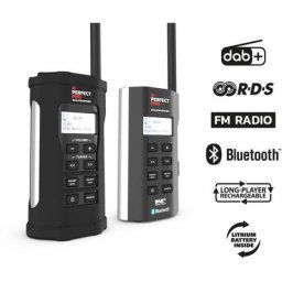 Soloworker SWBT2 - Radio de chantier Li-Ion - dab+ bt - fm rds - dab+ - bluetooth - aux-in - sur