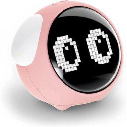 Réveil pour enfants, réveil numérique rechargeable, réveil Emoji pour enfants mignons, horloge pour