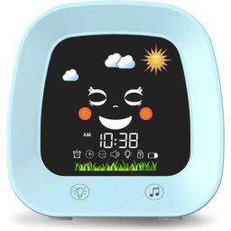 Horloge d'alarme pour enfants, ok à l'horloge des vagues, horloge d'entraînement au sommeil pour