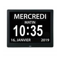 Horloge calendrier numérique One Piece 7 pouces avec date et heure, horloge Alzheimer pour parents,