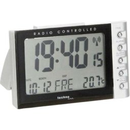 Réveil radiopiloté(e) Techno Line wt 188 argent, noir