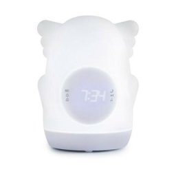 Bigben - Réveil lumineux éducatif avec sons intégrés et veilleuse Akso - Multicolore