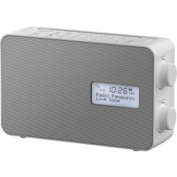 Panasonic RF-D30BTEG-W Radio de cuisine DAB+, FM DAB+, FM, Bluetooth, AUX fonction réveil, protégé