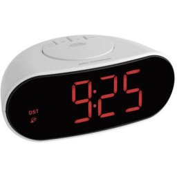 Réveil radiopiloté(e) Tfa Dostmann 60.2505 gris clair - blanc
