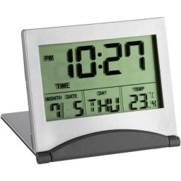 Tfa Dostmann - Réveil à quartz 98.1054 argent - argent