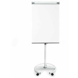 Tableau blanc trépied Tableau mobiles Shark Sur Roulettes 73 x 104 cm - Blanc