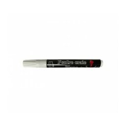 Feutre craie blanc pointe ogive 1-2 mm - Blanc