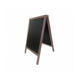 Interface Plv - Chevalet stop trottoir avec cadre bois couleur taupe dimensions 90 x 55 cm - Taupe