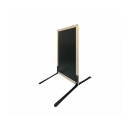 Interface Plv - Panneau trottoir square en bois brut de dimensions 106 x 67 cm - Brut