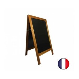 Interface Plv - Chevalet stop trottoir avec cadre bois couleur chêne dimensions 127 x 75 cm - Chêne