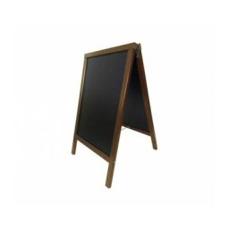 Interface Plv - Chevalet stop trottoir avec cadre bois couleur chêne dimensions 90 x 55 cm - Chêne