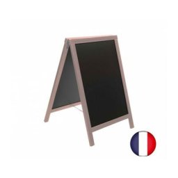 Interface Plv - Chevalet stop trottoir avec cadre bois couleur taupe dimensions 85 x 55 cm - Taupe