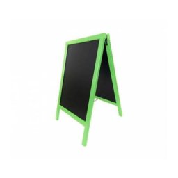 Interface Plv - Chevalet stop trottoir avec cadre bois couleur vert dimensions 90 x 55 cm - Vert