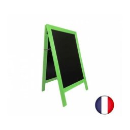 Interface Plv - Chevalet stop trottoir avec cadre bois couleur vert dimensions 127 x 75 cm - Vert